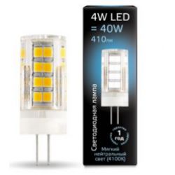 Светодиодная лампа Gauss LED G4 AC185-265V 4Вт 4100K керамика