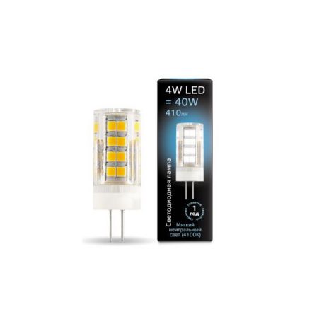 Светодиодная лампа Gauss LED G4 AC185-265V 4Вт 4100K керамика