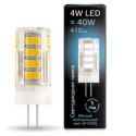 Светодиодная лампа Gauss LED G4 AC185-265V 4Вт 4100K керамика