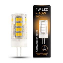 Светодиодная лампа Gauss LED G4 AC185-265V 4Вт 2700K керамика