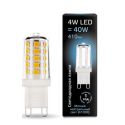 Светодиодная лампа Gauss LED G9 AC185-265V 4Вт 4100K керамика