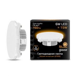 Светодиодная лампа Gauss LED GX53 6Вт 2700K/3000К 1/10/50