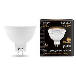 Светодиодная лампа Gauss LED MR16 GU5.3 5Вт 2700K/3000К