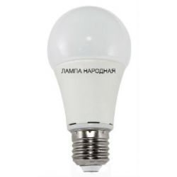 Светодиодная лампа TDM НЛ-LED-A60-7 Вт-230 В-6500 К-Е27, (58х109 мм), Народная