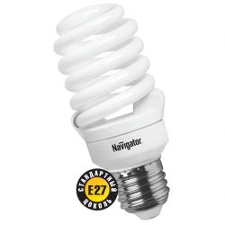 Компактная люминесцентная лампа Navigator NCL-SH10-15-827-E27/SFW  15Вт 94 046