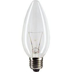 Стандартная лампа накаливания PHILIPS B35 40Вт E27 прозрачная
