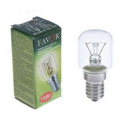Стандартная лампа накаливания РН 230-15 Е14 латун Favor для печей