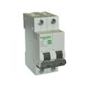 Выключатель автоматический 2П 25А характеристика B 4,5кА Schneider Electric Easy9 EZ9F14225