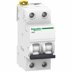 Выключатель автоматический 2П 63А характеристика C 6кА Schneider Electric Acti9 iK60 A9K24263