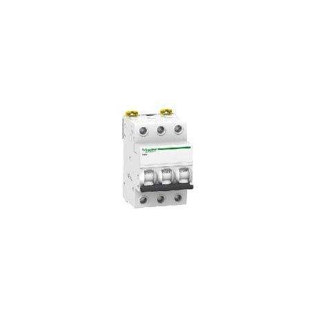 Выключатель автоматический 3П 10А характеристика C 6кА Schneider Electric Acti9 iC60N A9F79310/A9F74310 (аналог Multi9 24349)