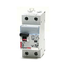 Дифференциальный автомат 2П 40А 30мА Legrand RX3 АВДТхарактеристика С тип AC 1П+N 419403